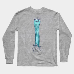 Cute Octopus Alien Monster Character Long Sleeve T-Shirt